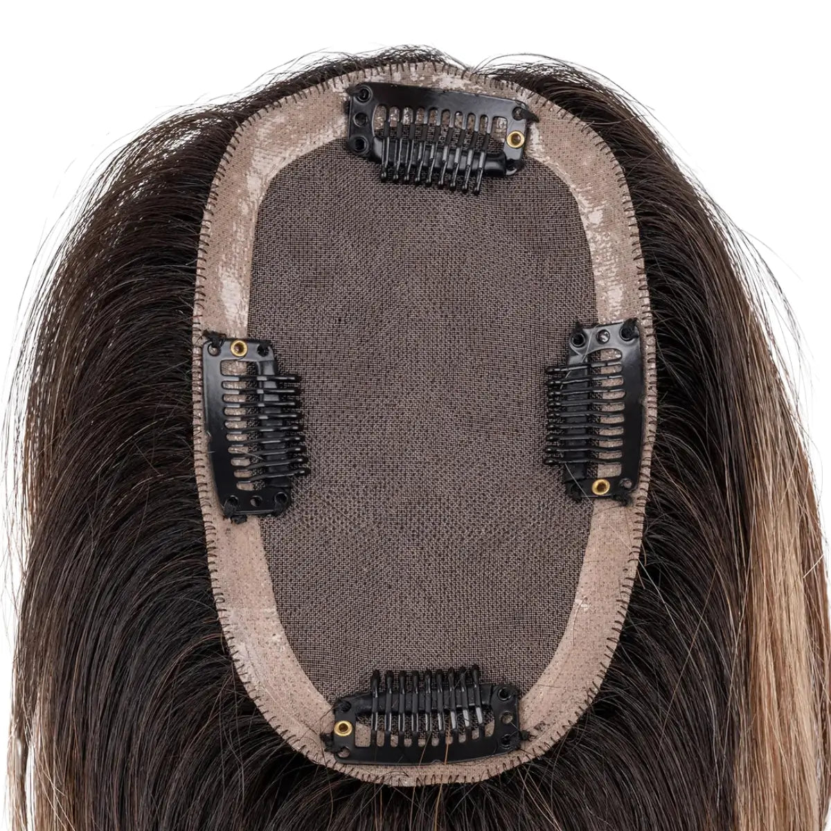 Amber Balayage 3x5" Mono Hair Topper