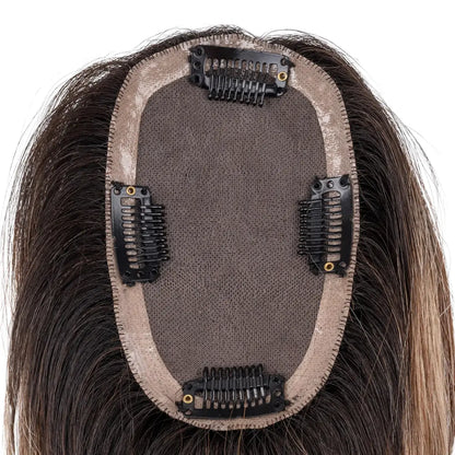 Amber Balayage 3x5" Mono Hair Topper