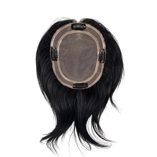 Midnight 5.5x6" Mono Hair Topper